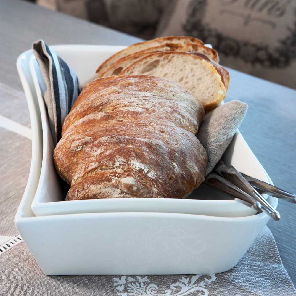 Hvit Lilje ildfast form sett à 2