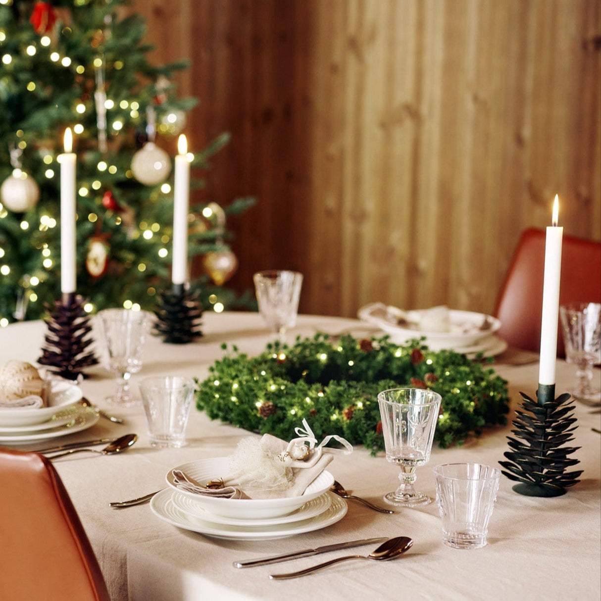 Pinea Grey lysestake 16 cm