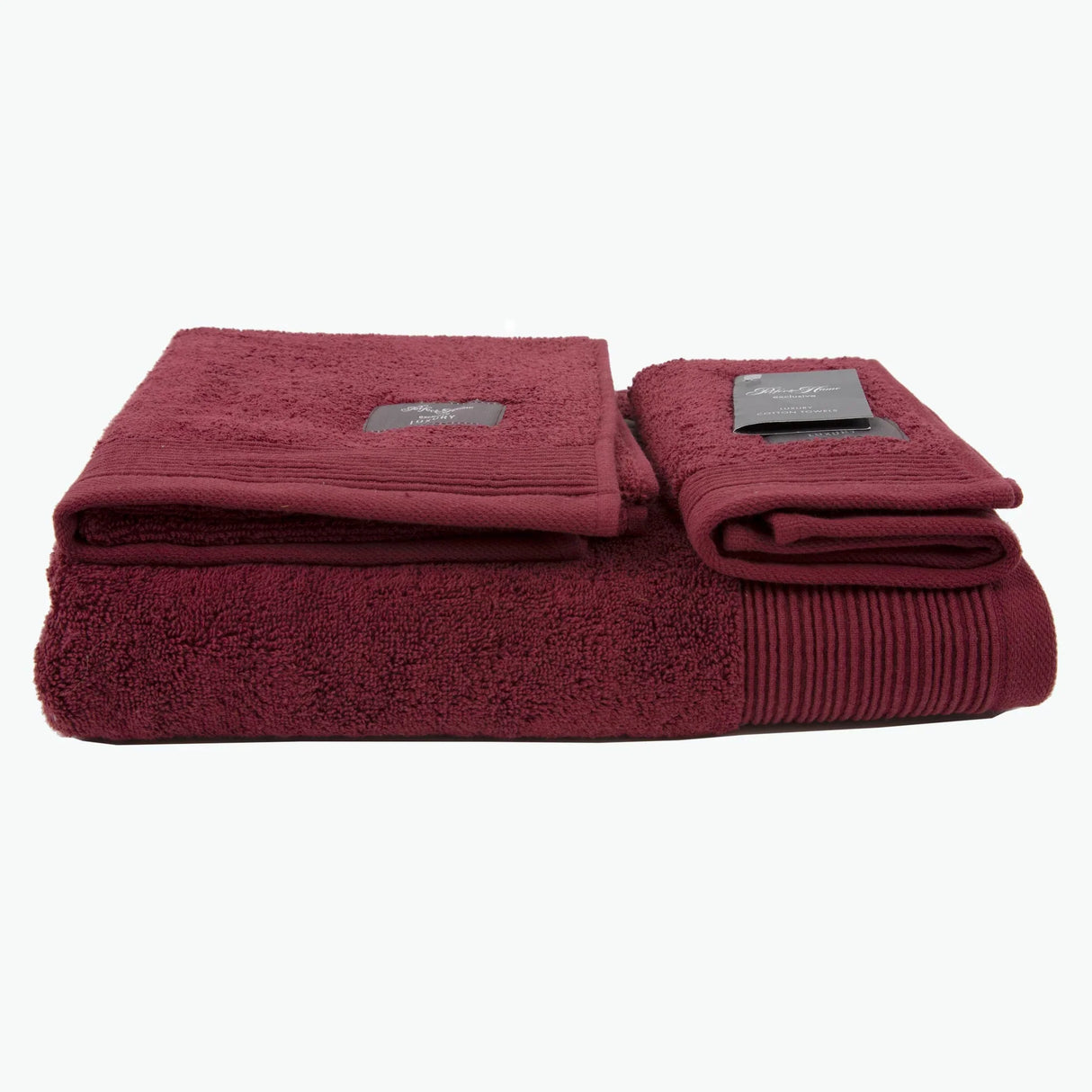 Luxury Burgundy Towel Set