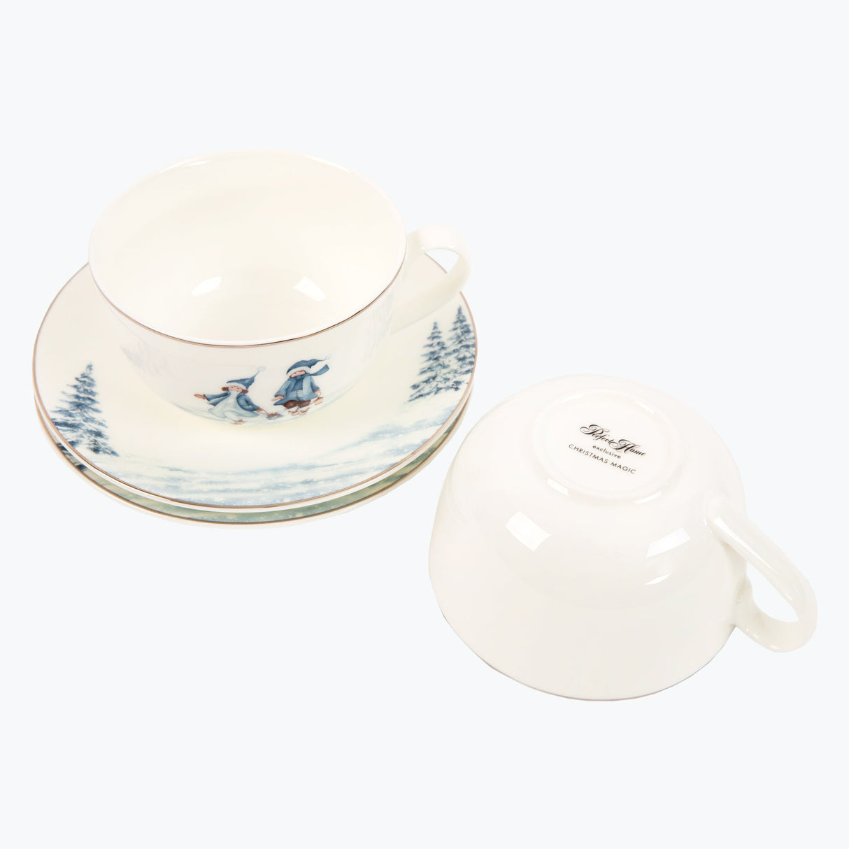 Christmas Magic kopp med skål 2 stk