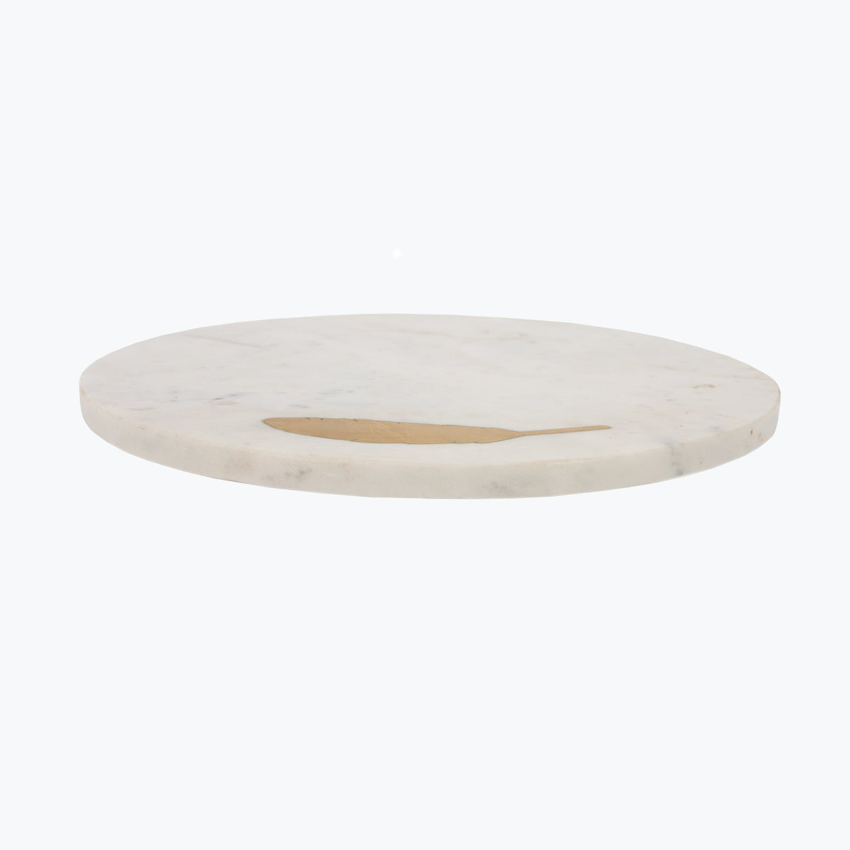 White Marble serveringsbrett med svingfunksjon