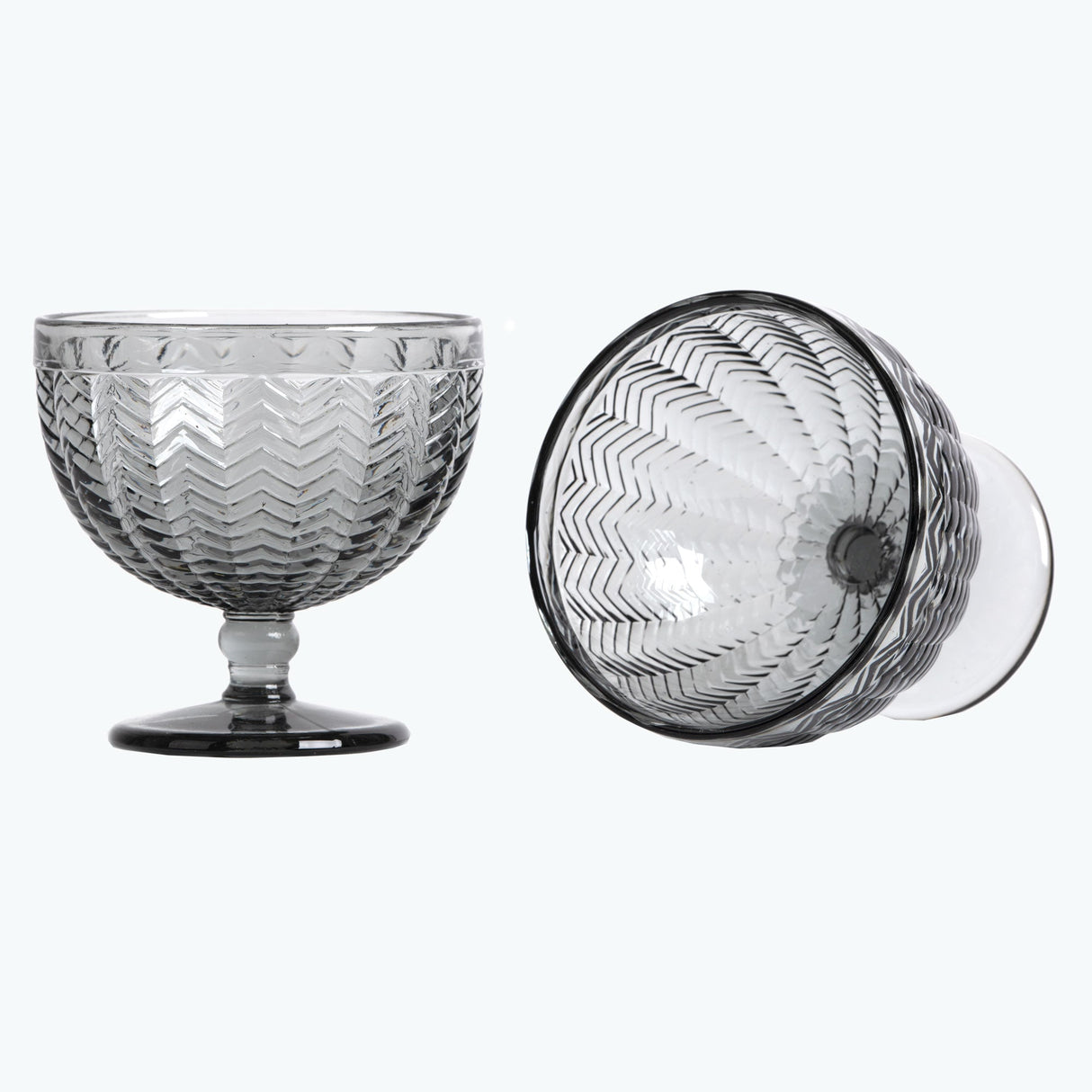 Carla dessertskål 2 stk grå