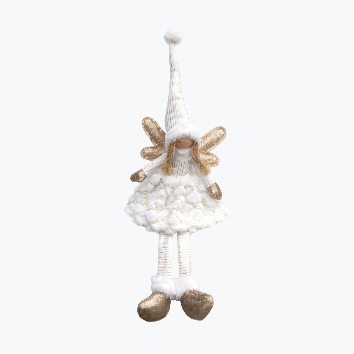 White Angel sittende