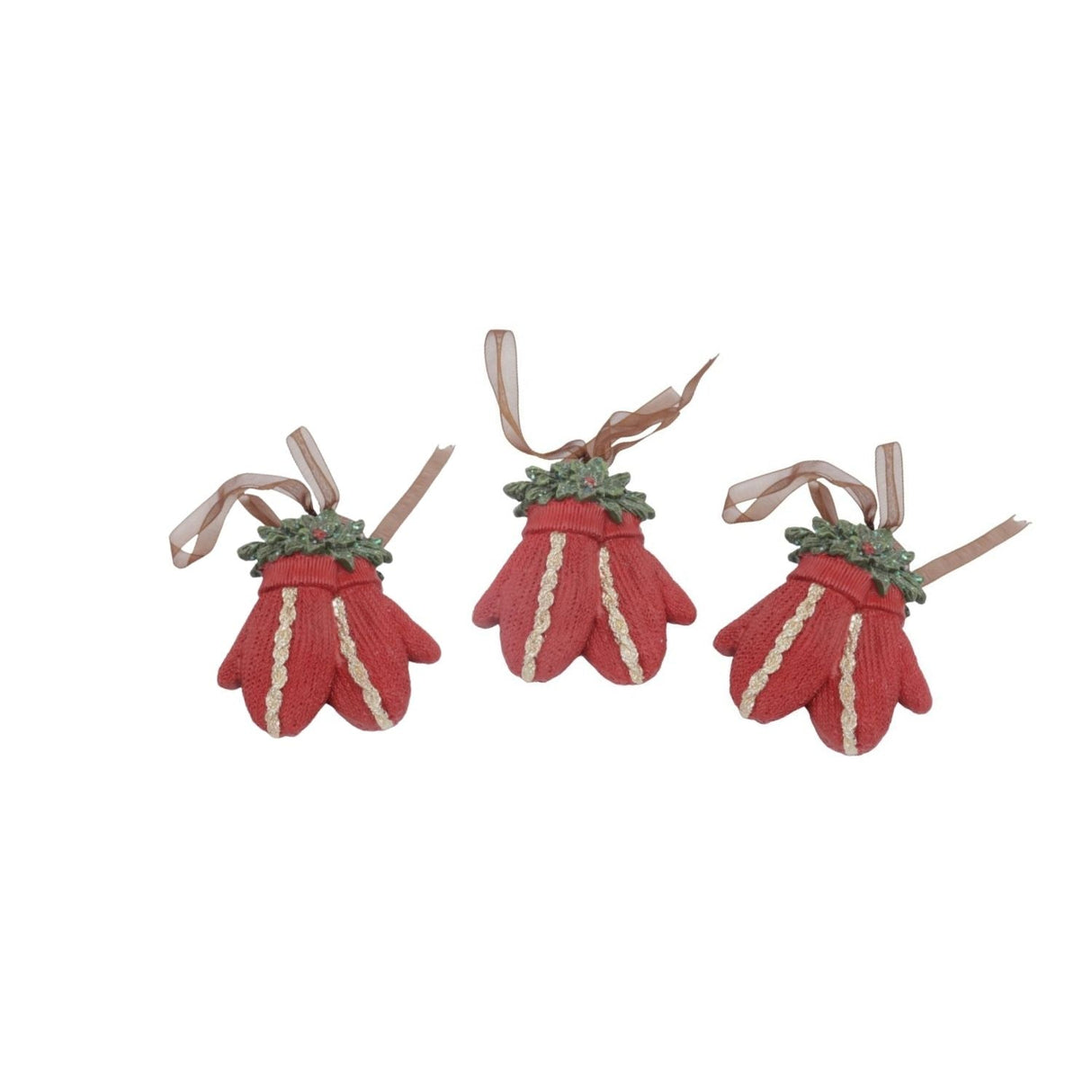 Christmas Spirit votter julepynt 3 stk