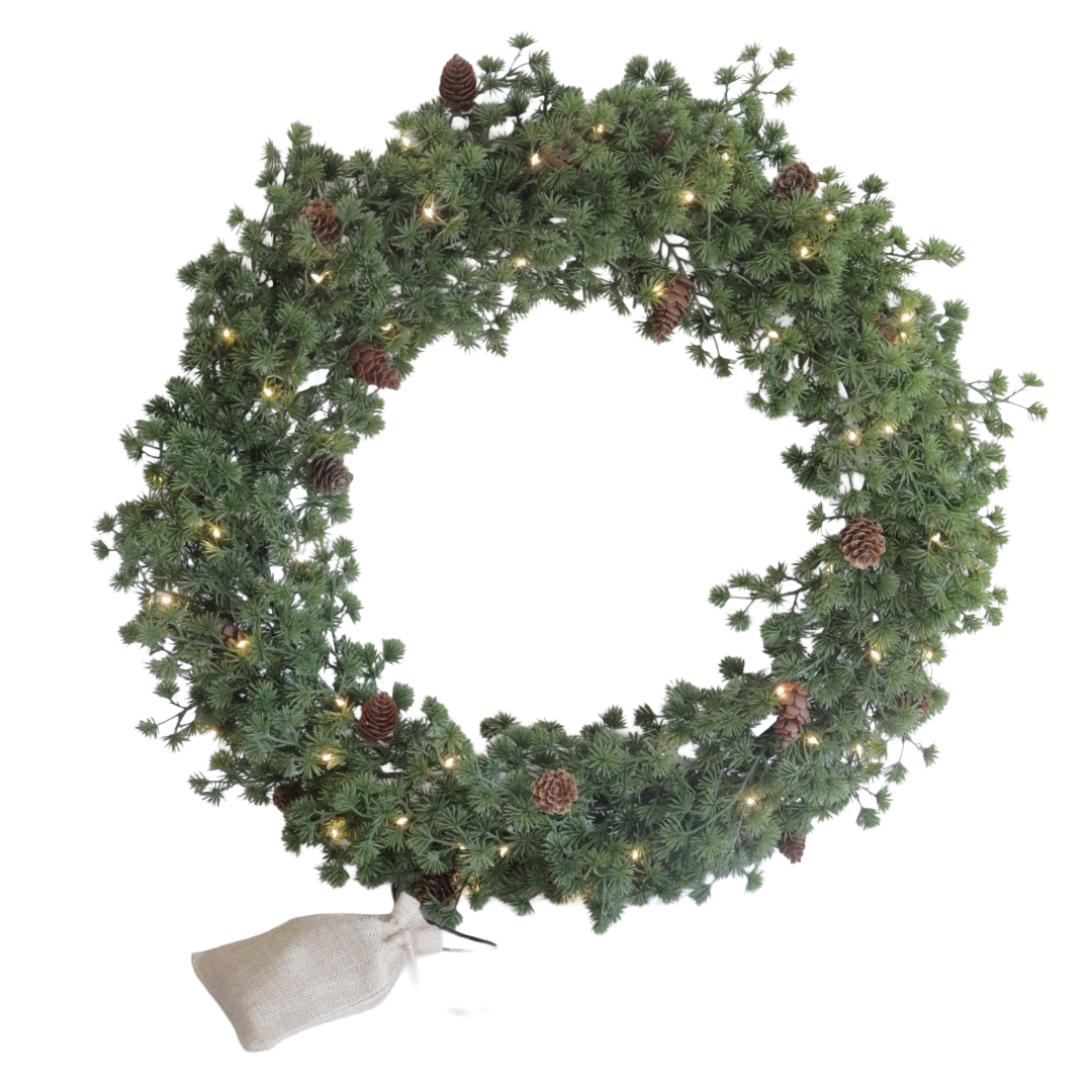 Christmas julekrans m/LED lys 50 cm