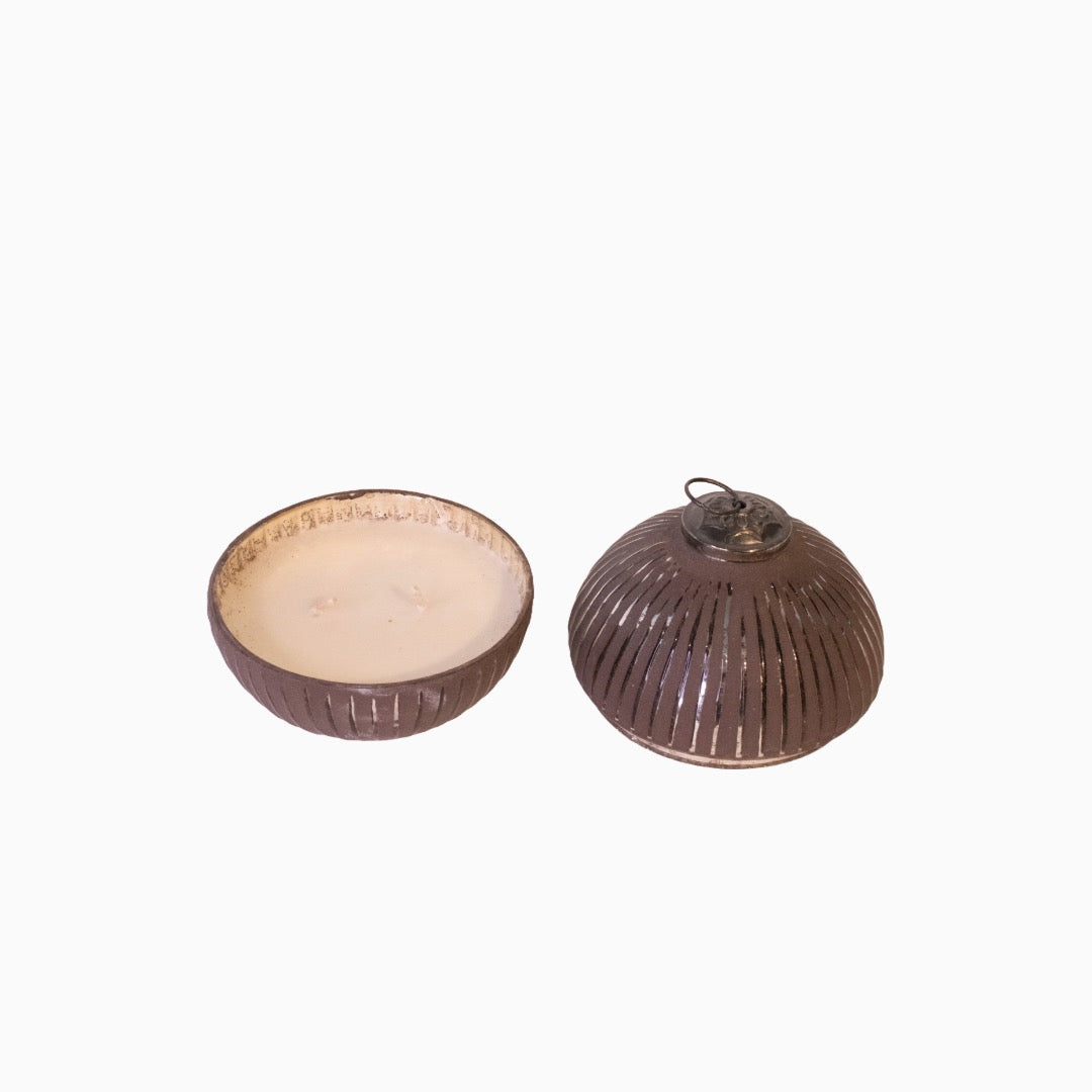 Cinnamon brun julekule duftlys