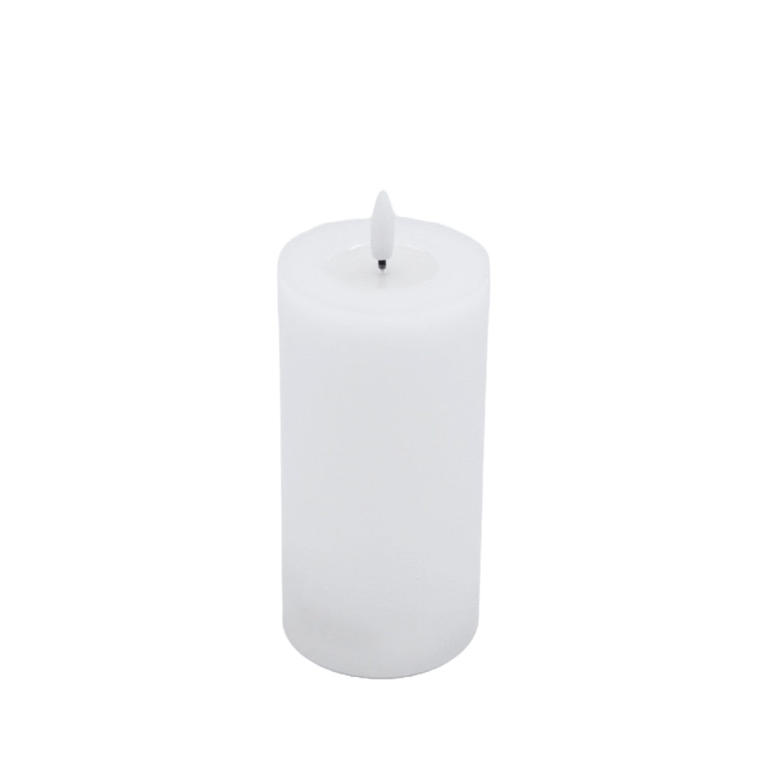 Candela kubbelys hvit 12 cm