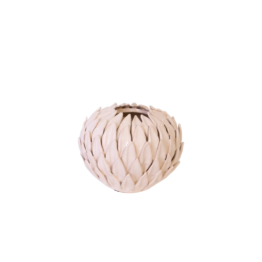 Peony White vase