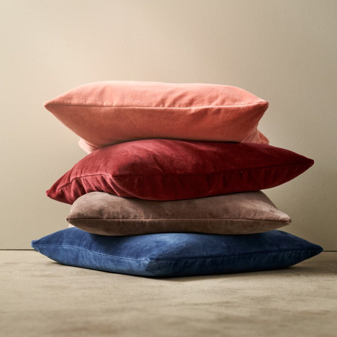 Velvet Blue cushion cover 50x50 cm