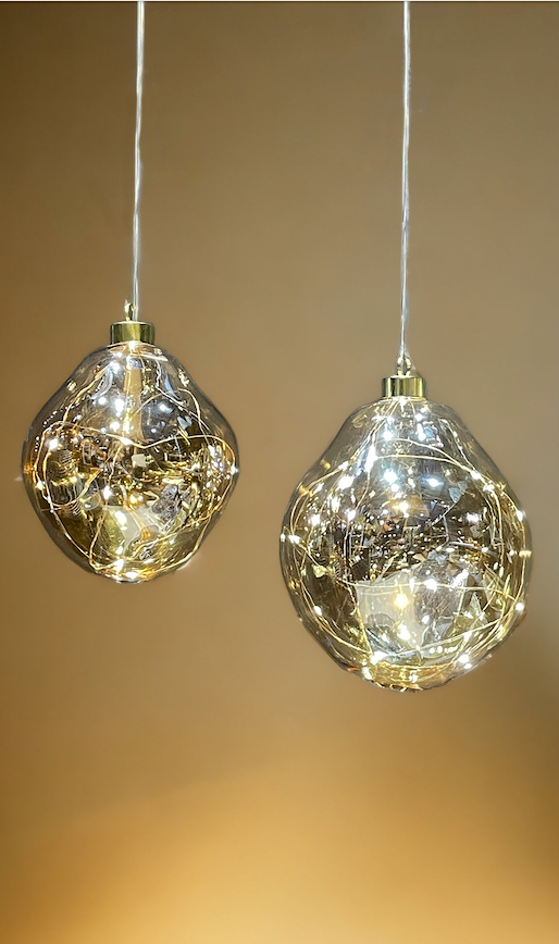 Ariel Amber lysdekor 15 cm