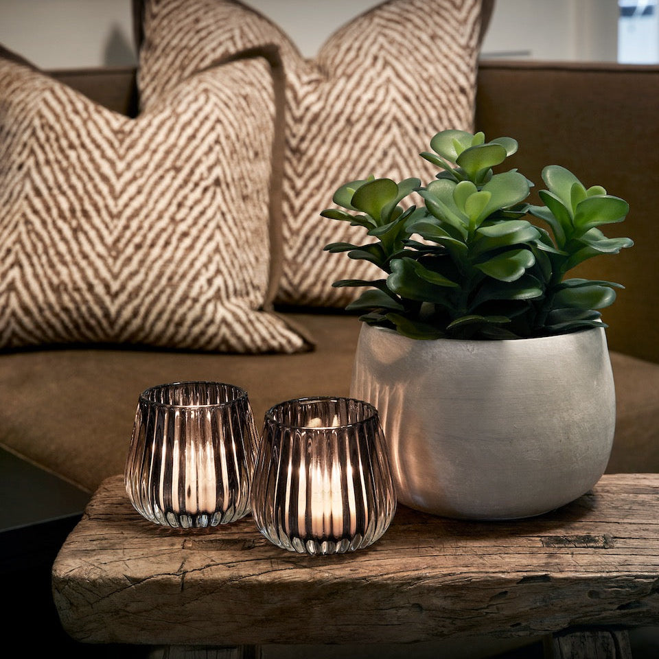 Labelle telysholder blå 2 stk