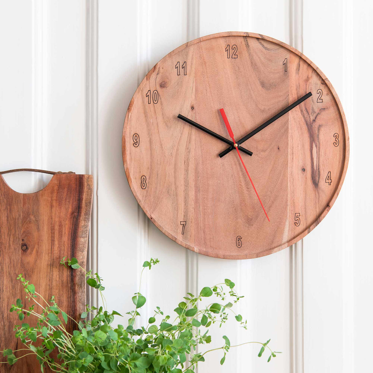 Secundo Natural veggklokke