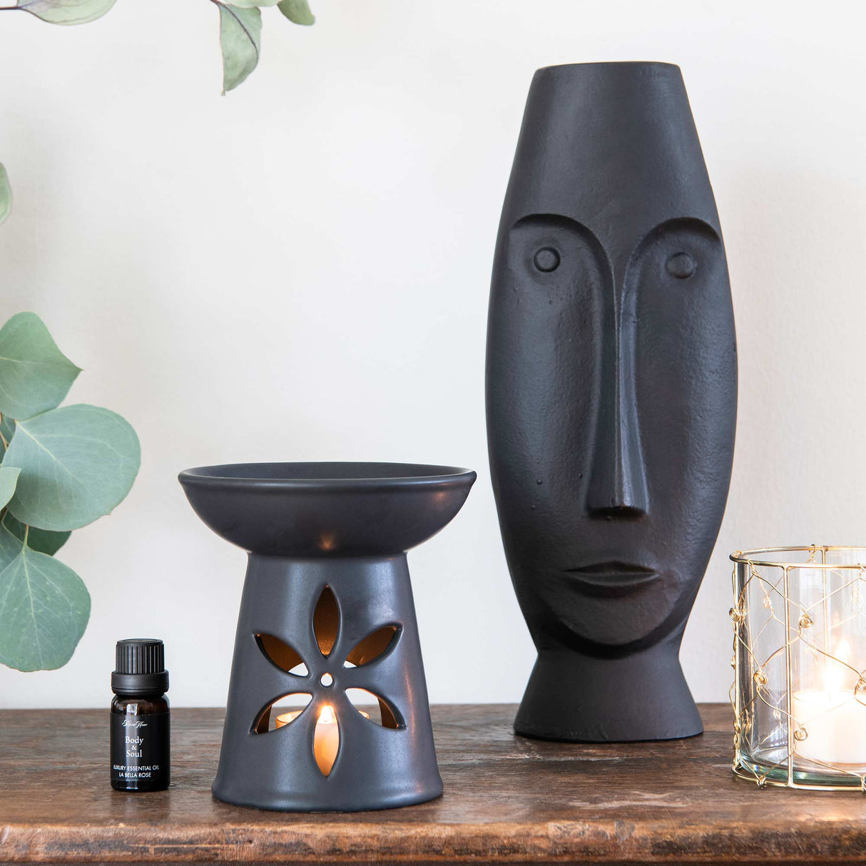 Serenity duftbrenner sort