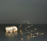 Glow dekorlys 40 LED pærer 2 stk m/fjernkontroll