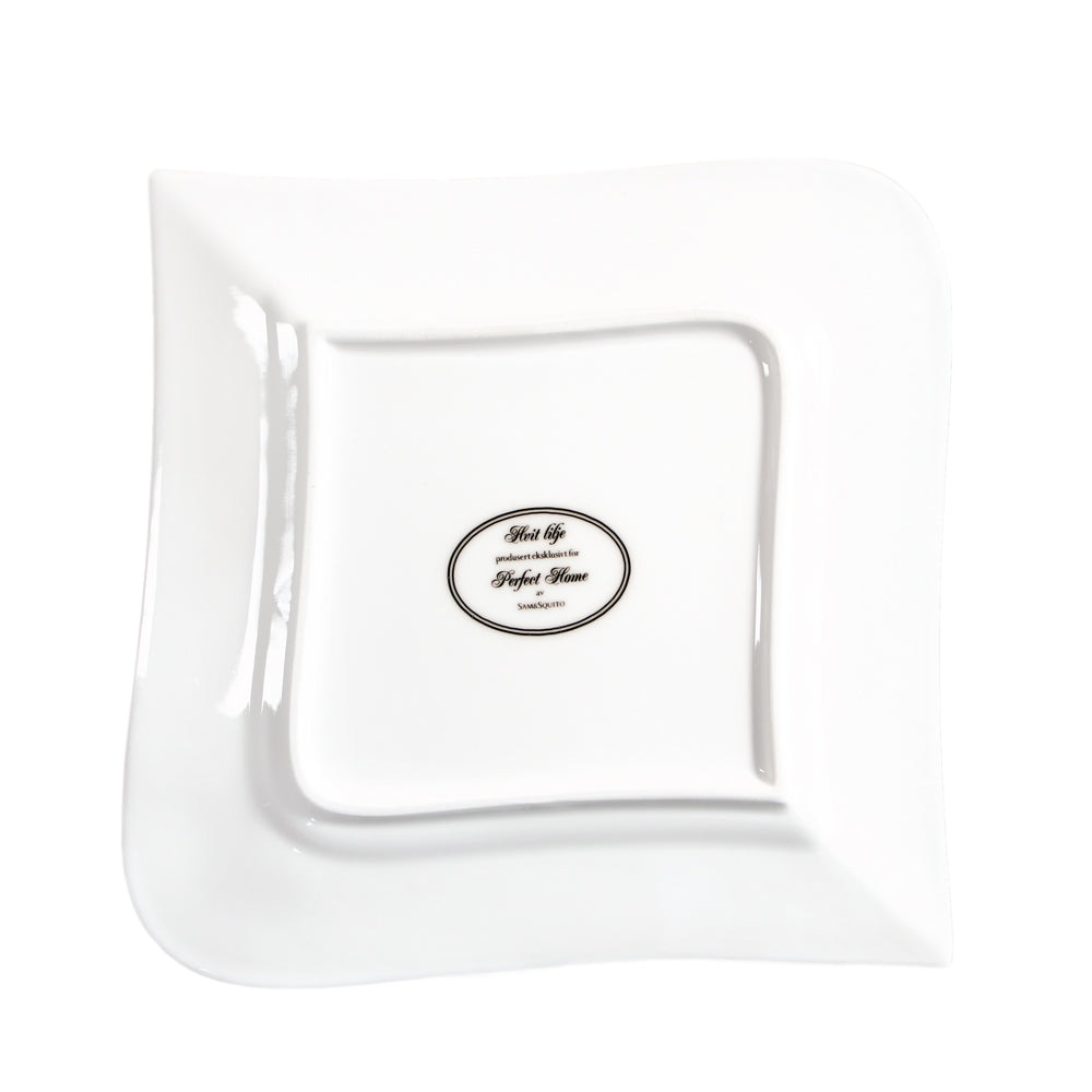 Hvit Lilje saucer 4 pcs