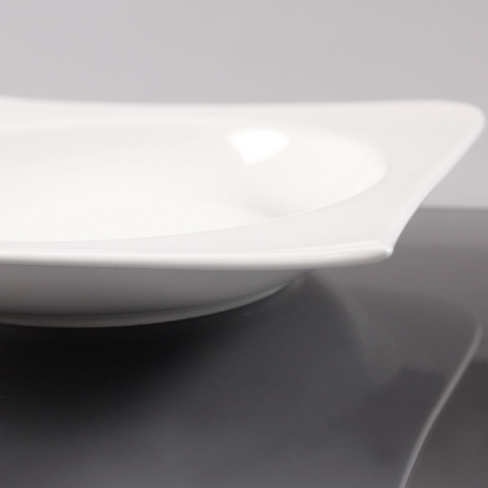 Hvit Lilje dyp tallerken 4 stk