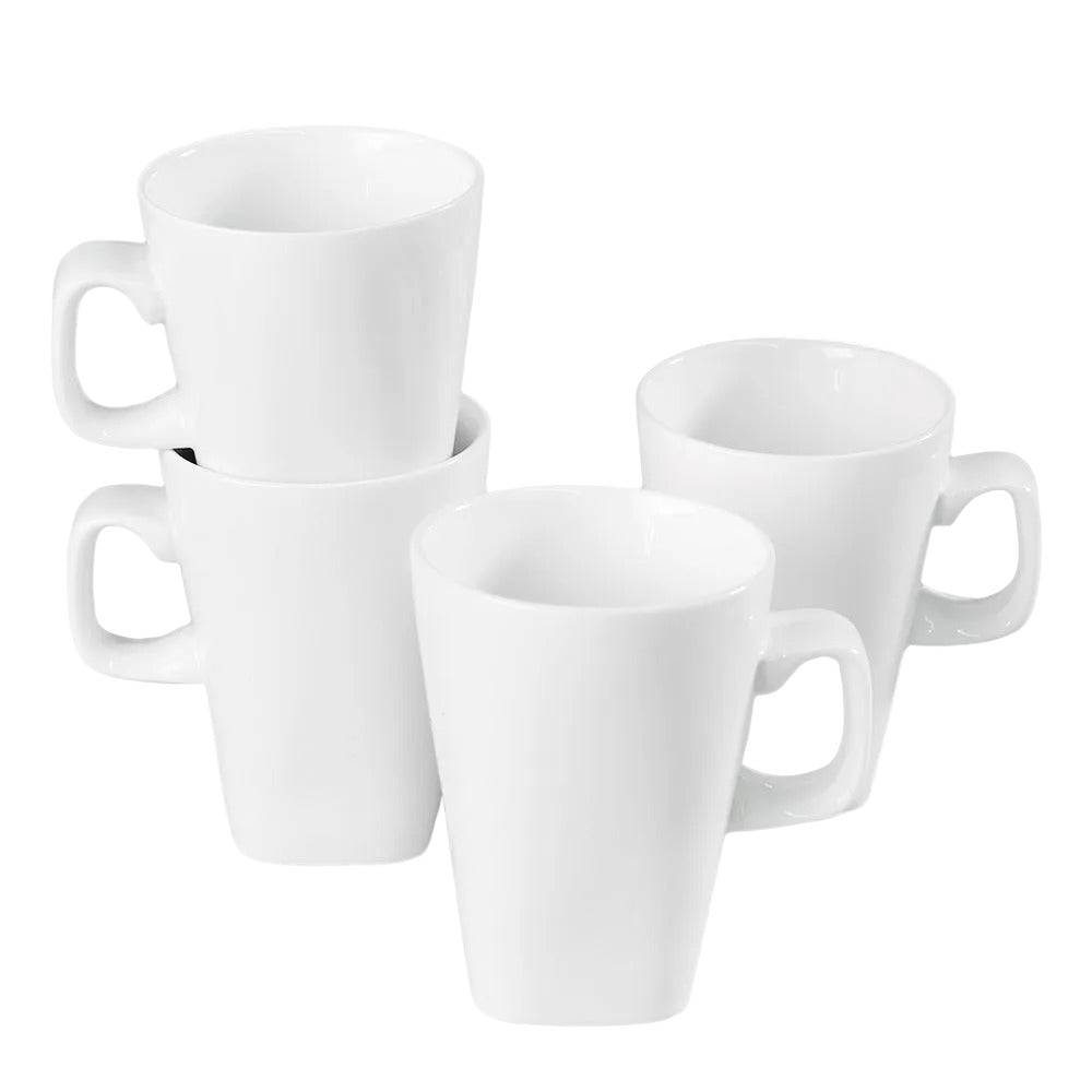 Hvit Lilje krus 4 stk