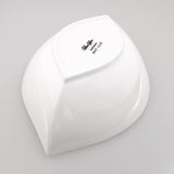 Hvit Lilje oval frokostskål 4 stk