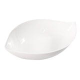 Hvit Lilje oval frokostskål 4 stk