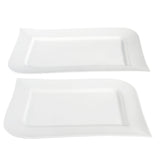 Hvit Lilje serveringsfat sett à 2