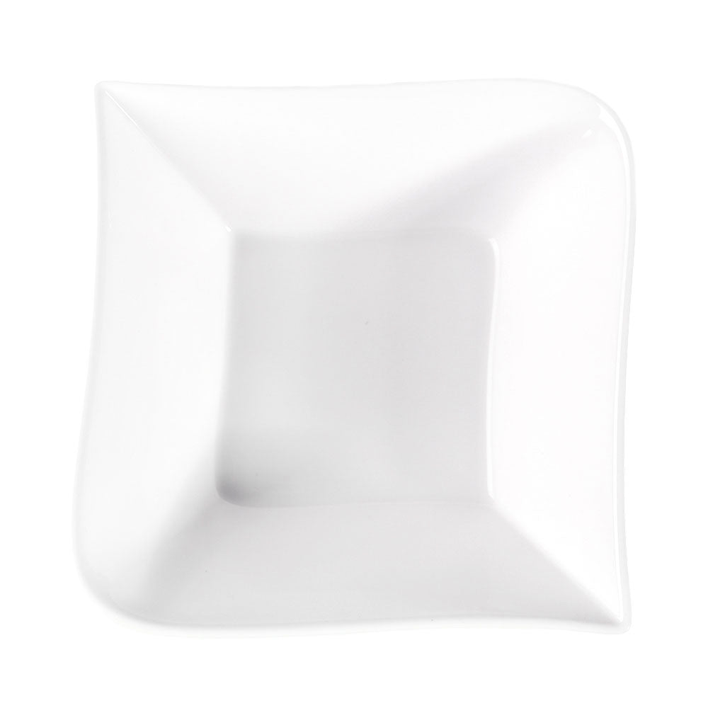 Hvit Lilje skål liten 4 stk