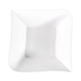 Hvit Lilje skål liten 4 stk