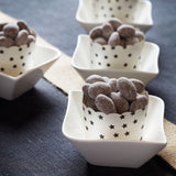 Hvit Lilje skål liten 4 stk