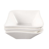 Hvit Lilje tredelt skål og 3 små skåler