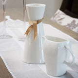 Hvit Lilje vann-/vinkaraffel