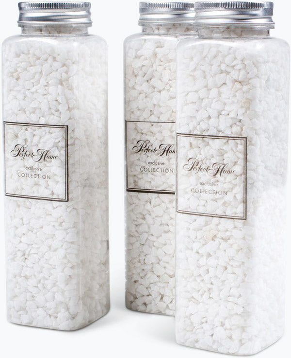 Deco dekorstein hvit 3 pk