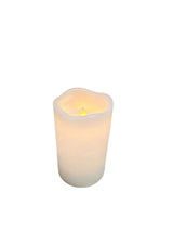 Candela Outdoor kubbelys m/smeltet effekt hvit 12 cm