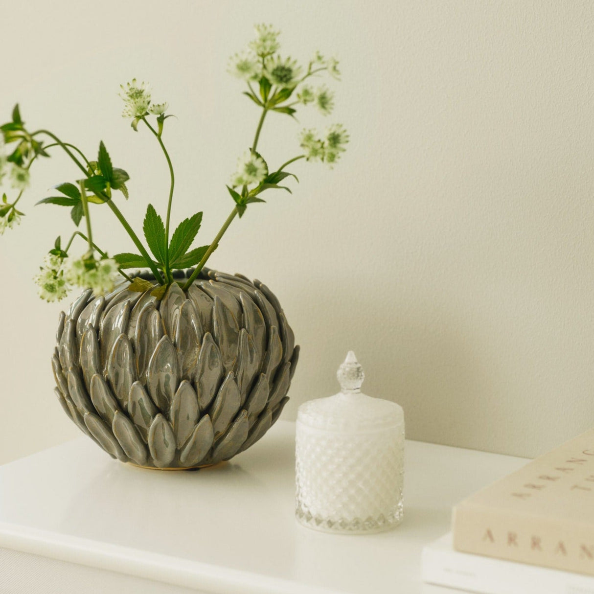 Marilyn White duftlys Fireside stor