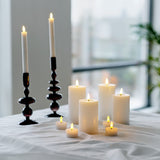 Candela kubbelys hvit 10 cm