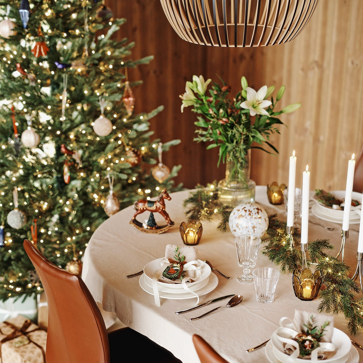 Christmas Spirit krans julepynt 3 stk