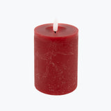 Ambience kubbelys rødt 10 cm