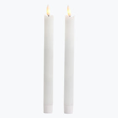 Ambience kronelys hvit 2 stk