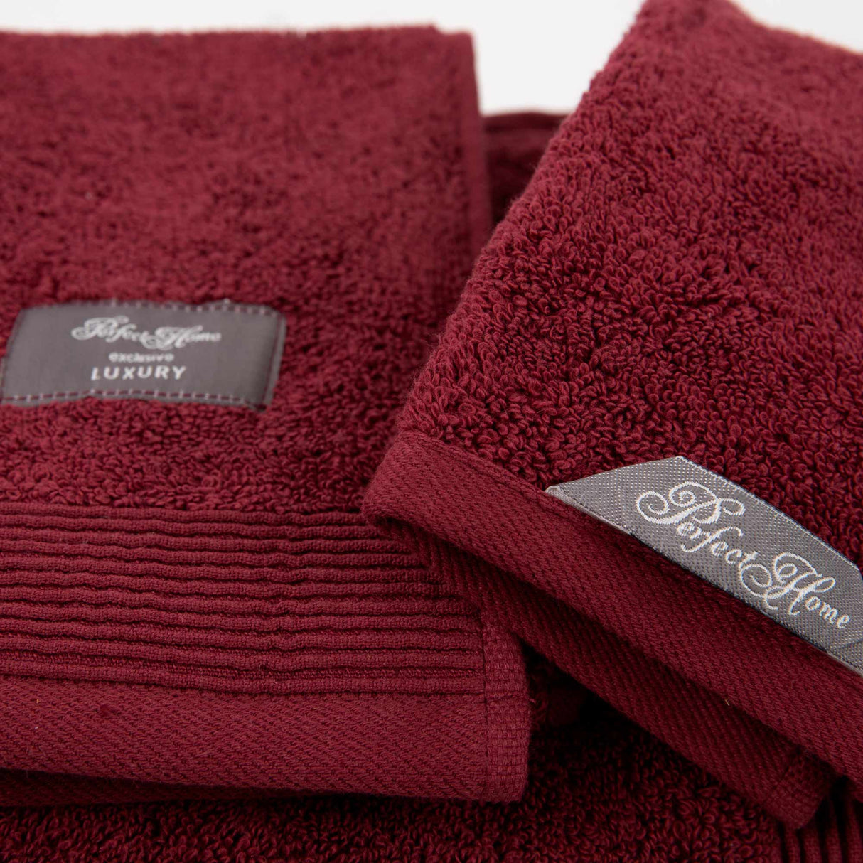 Luxury Burgundy Towel Set
