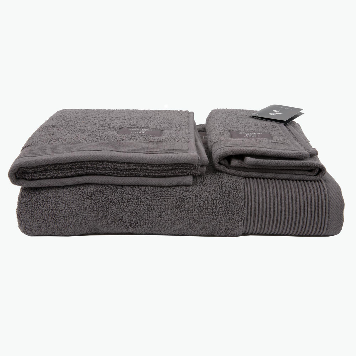 Luxury Stone Grey håndklesett