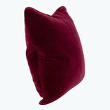 Burgundy Velvet pute 45x45 cm