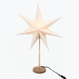Stella White stjerne på fot 45 cm