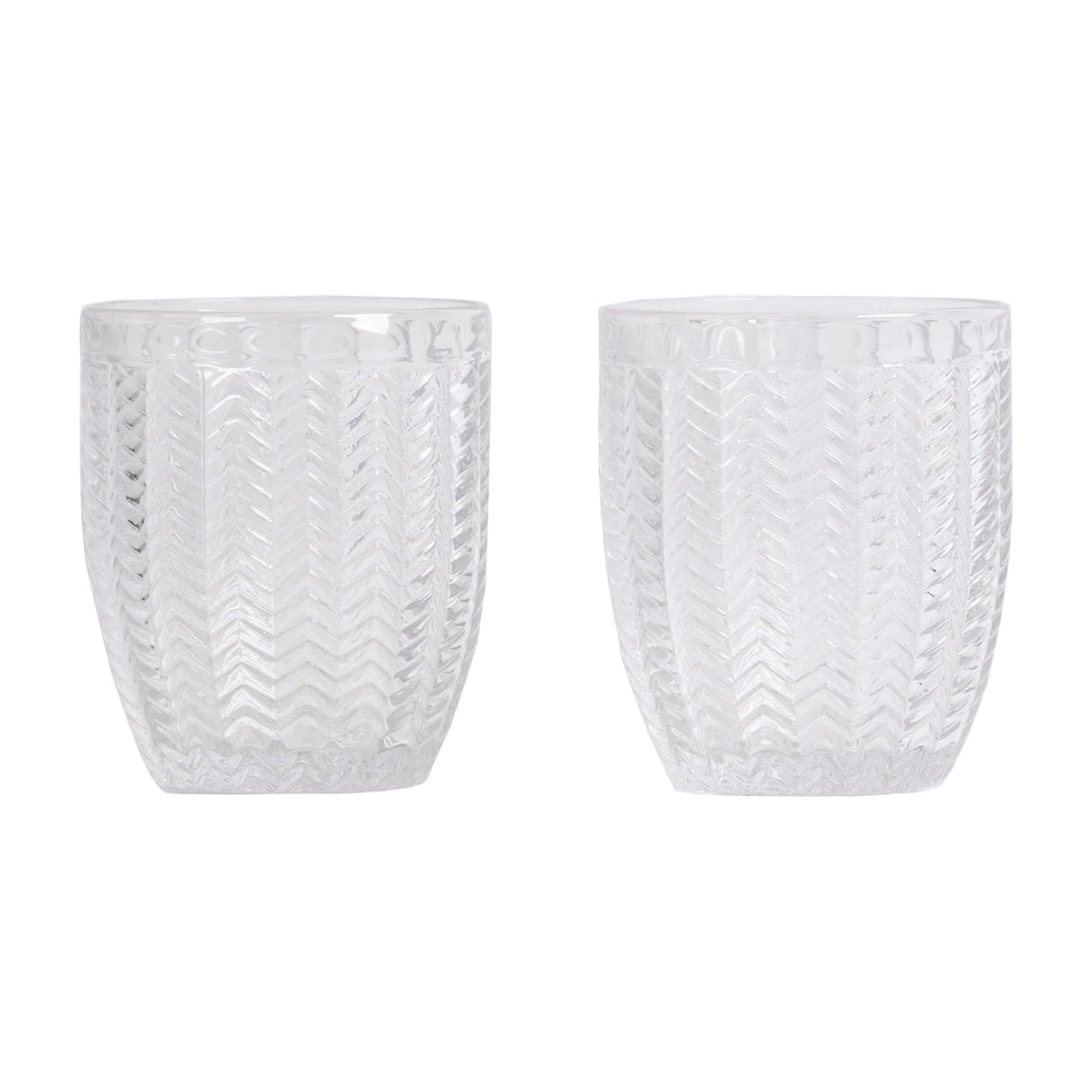 Carla water glass 2-pack clear