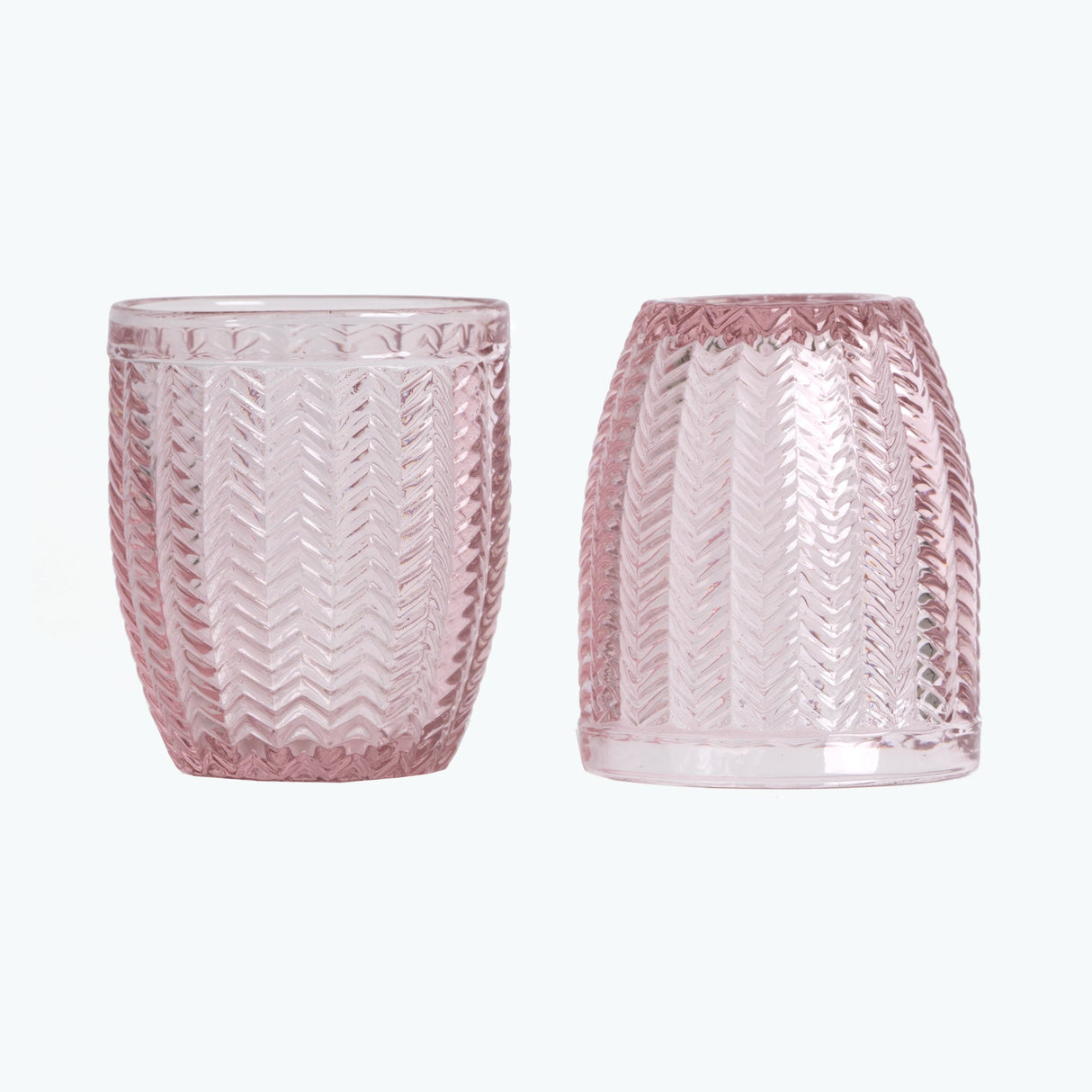 Carla vannglass 2 stk rosa