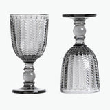 Carla wine glasses 2-pack grey