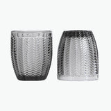 Carla vannglass 2 stk grå