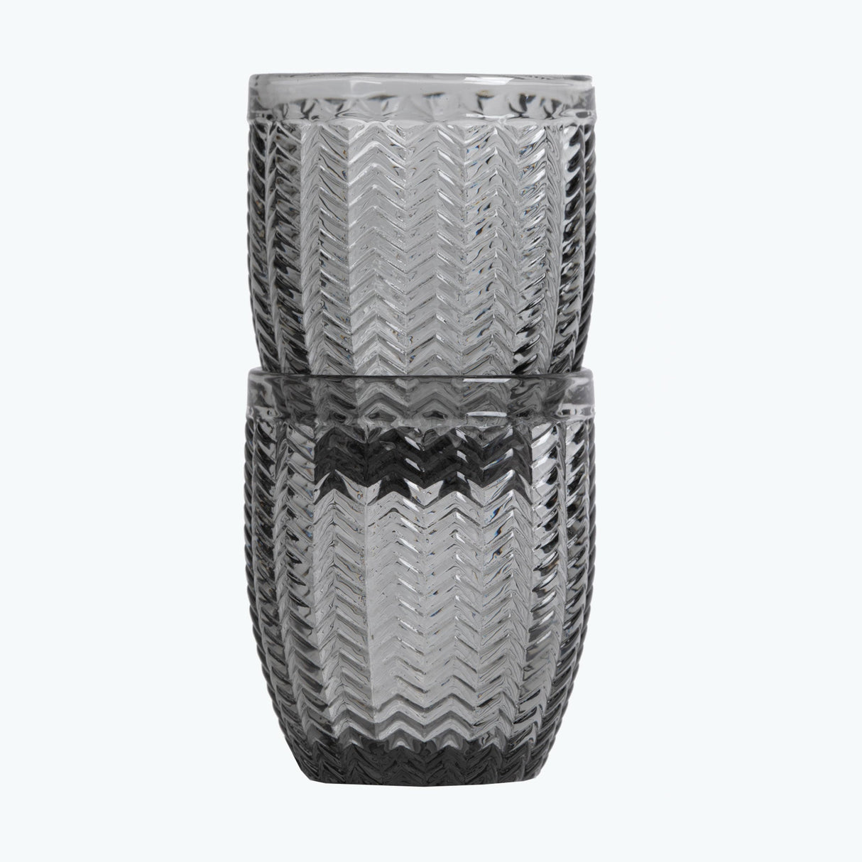 Carla vannglass 2 stk grå