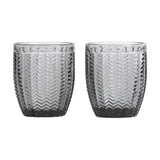 Carla vannglass 2 stk grå