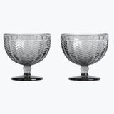 Carla dessertskål 2 stk grå