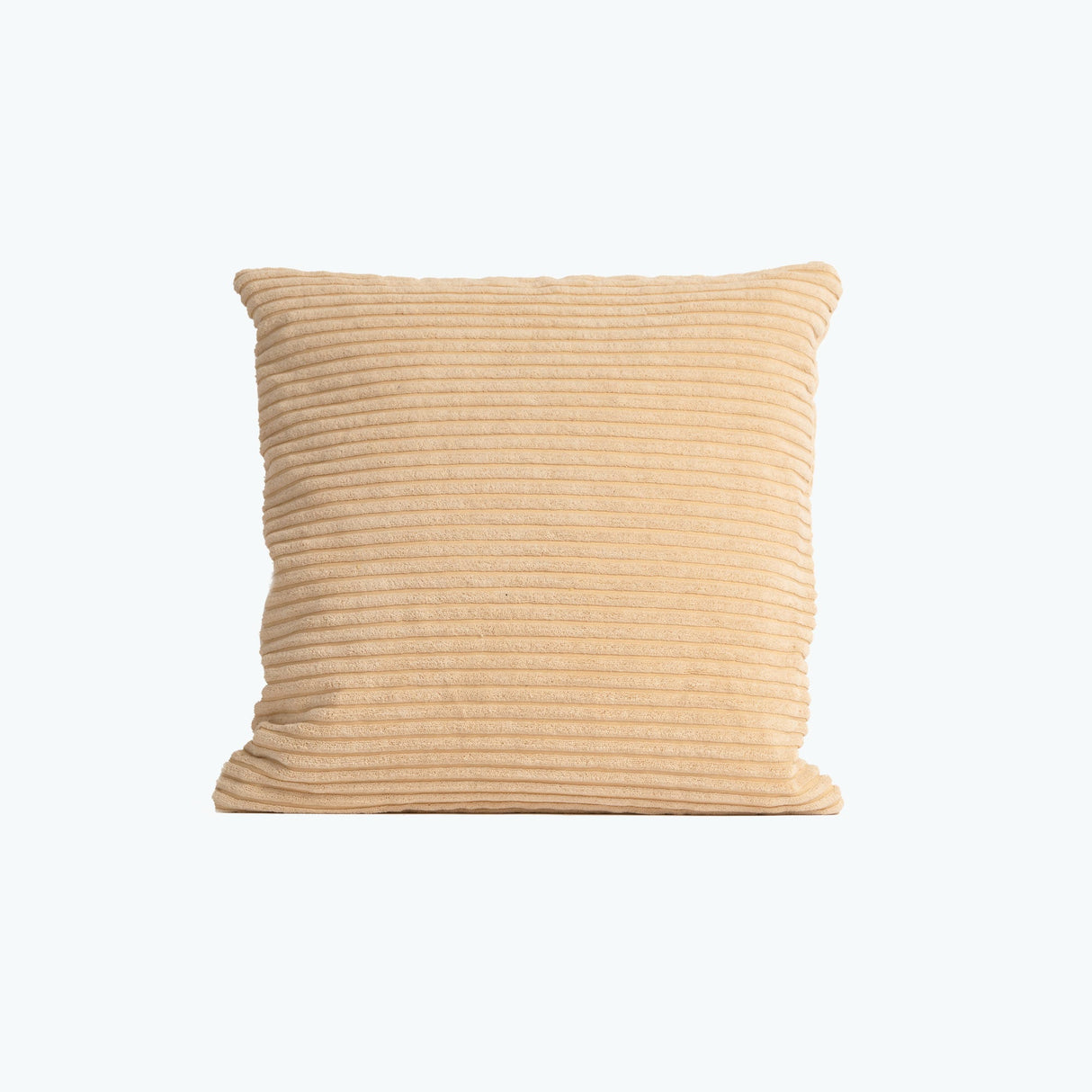 Square pute fløyel beige