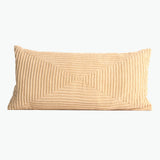 Square pute fløyel beige