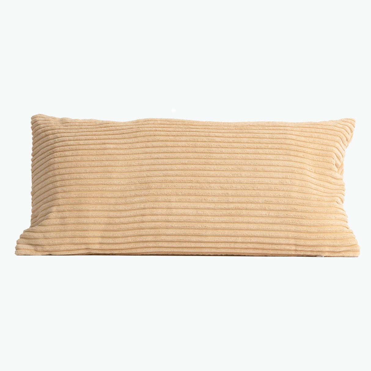 Square pute fløyel beige